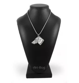 Dachshund Wire-haired, Wiener dog, Badger dog II - Dog necklace, unique jewellery for the dog fan, unique adder pendant by Art-Dog brand