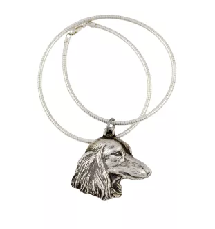 Teckel à poil dur, Chien-saucisse - Collier pour chien, bijoux uniques pour les fans de chiens, pendentif vipère unique de la marque Art-Dog