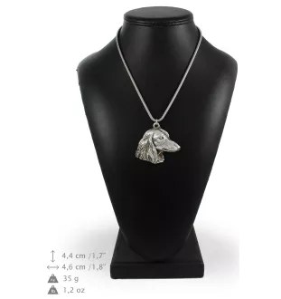 Teckel à poil dur, Chien-saucisse - Collier pour chien, bijoux uniques pour les fans de chiens, pendentif vipère unique de la marque Art-Dog