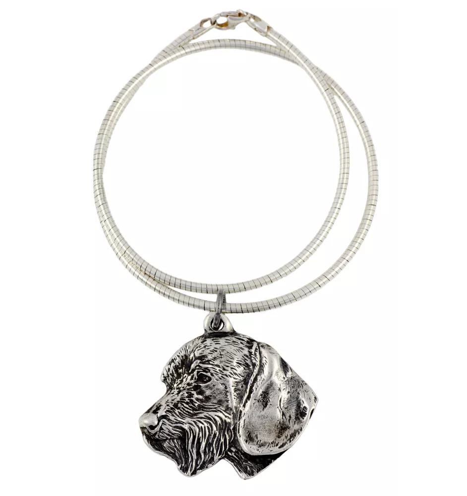 Jamnik szorstkowłosy III naszyjnik na lince Art-Dog