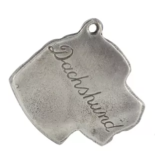 Dachshund Wire-haired, Wiener dog, Badger dog III - Dog necklace, unique jewellery for the dog fan, unique adder pendant by Art-Dog brand