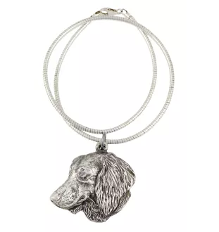 Dachshund Wire-haired, Wiener dog, Badger dog IV - Dog necklace, unique jewellery for the dog fan, unique adder pendant by Art-Dog brand