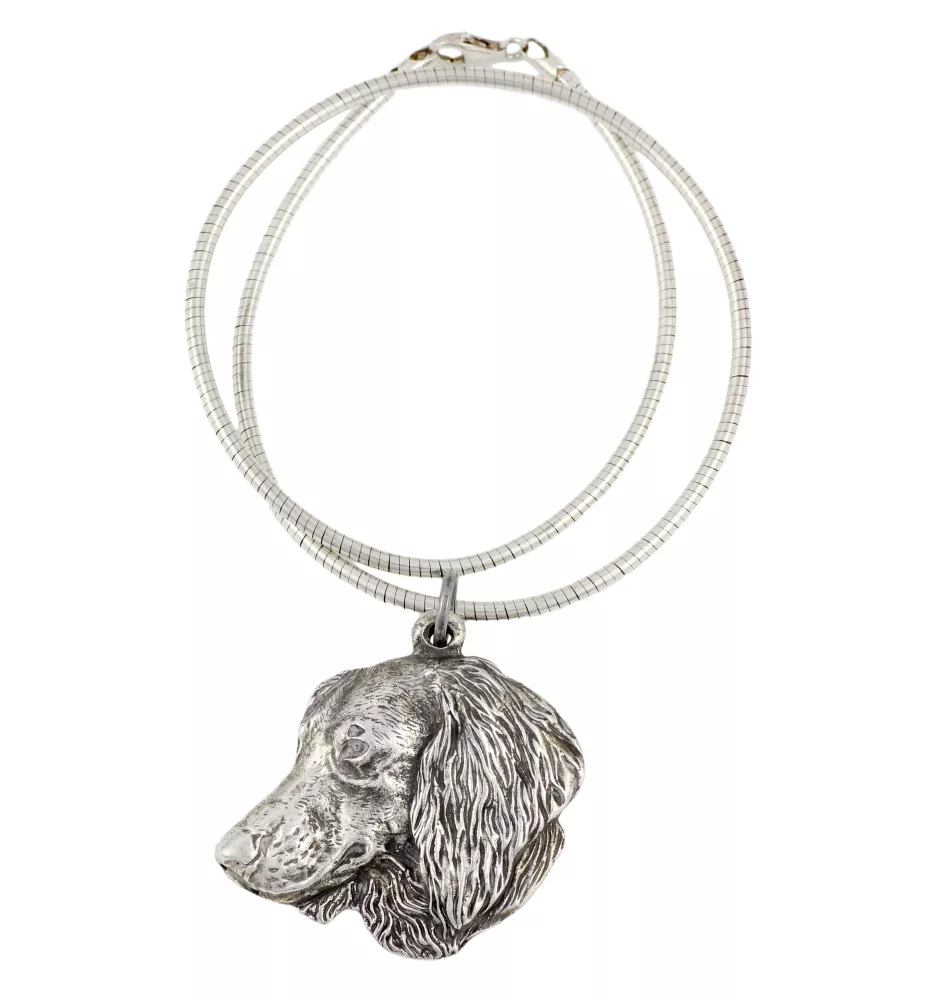 Dachshund Rauhhaar, Dackel, Teckel IV - Hundehalsband, einzigartiger Schmuck für den Hundefan, einzigartiger Kreuzotter-Anhänger der Marke Art-Dog