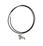 Teckel à poil dur, Chien-saucisse - Collier pour chien, pendentif plaqué argent pour l'amoureux des chiens, bijoux subtils par Art-Dog