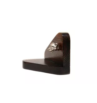 Staffordshire Bull Terrier, Staffy - wooden candle holder with a dog, tealight holder, a memorial place for a dog by Art-Dog brand