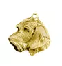 Teckel à poil dur, Chien-saucisse II - Collier pour chien, pendentif plaqué or pour fan de chien, bijoux uniques de la marque Art-Dog