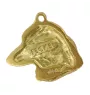 Dachshund Wire-haired, Wiener dog, Badger dog - Dog necklace, gold-plated pendant for dog fan, unique jewellery by Art-Dog brand