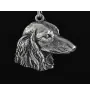 Dachshund Wire-haired, Wiener dog, Badger dog - Dog necklace in gift box, silver-plated locket for dog fan, striking pendant by Art-Dog brand