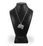 Staffordshire Bull Terrier, Staffordshire Bullterrier II - Halskette mit Hund, Hundeanhänger an einer silbernen Kette, einzigartiger Schmuck der Marke Art-Dog