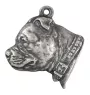 Staffordshire Bull Terrier, Staffy II - necklace with a dog, dog pendant on a silver chain, unique jewelry from the Art-Dog brand