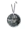 Jamnik szorstkowłosy medal kryształowy z psem Art-Dog