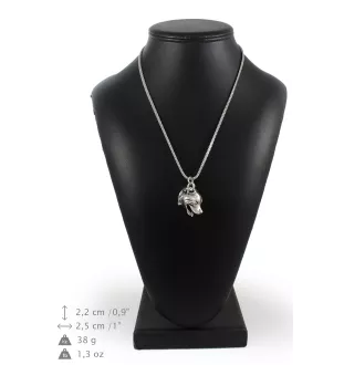 Staffordshire Bull Terrier, Staffy - necklace with a dog, dog pendant on a silver chain, unique jewelry from the Art-Dog brand