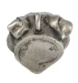 Staffordshire Bull Terrier, Staffordshire Bullterrier - Halskette mit Hund, Hundeanhänger an einer silbernen Kette, einzigartiger Schmuck der Marke Art-Dog