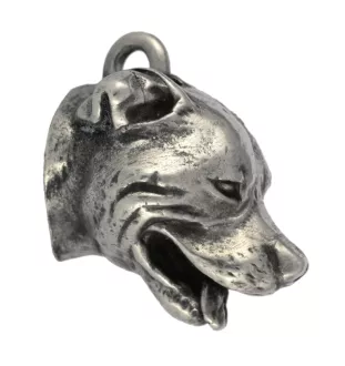 Staffordshire Bull Terrier, Staffie - un collier avec un chien, un pendentif de chien sur une chaîne en argent, un bijou unique de la marque Art-Dog