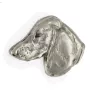 Teckel à poil dur, Chien-saucisse I  - Broche chien argentée, épingle élégante, décoration de revers de veste par la marque Art-Dog