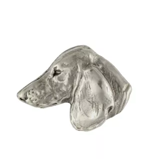 Jamnik szorstkowłosy I pin posrebrzony w pudełku Art-Dog