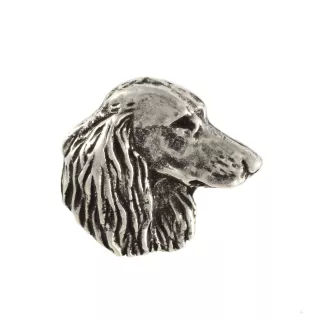 Dachshund Wire-haired, Wiener dog, Badger dog V - Dog brooch in a gift box, elegant pin, lapel pin for Art-Dog brand jacket