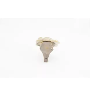 Staffordshire Bull Terrier, Staffordshire Bullterrier - Türklopfer in Form eines Hundekopfes, Messing-Türklopfer, Retro-Dekoration an der Tür der Marke Art-Dog