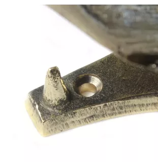 Staffordshire Bull Terrier, Staffy - door knocker in the shape of a dog's head, brass knocker, retro door decoration by Art-Dog brand