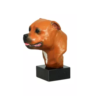 Staffordshire Bull Terrier ręcznie pomalowana statuetka Art-Dog