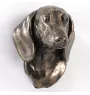 Teckel à poil dur, Chien-saucisse II - Statue de chien, buste suspendu, décoration unique pour les amoureux des chiens par la marque Art-Dog