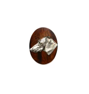 Dachshund Rauhhaar, Dackel, Teckel I - Hundeausstellungsbrosche, Startnummernclip, Hundeanstecker von Art-Dog