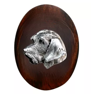 Dachshund Rauhhaar, Dackel, Teckel IV - Hundeausstellungsbrosche, Startnummernclip, Hundeanstecker von Art-Dog