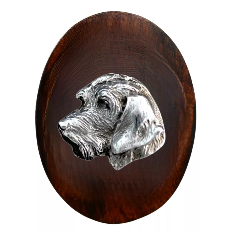 Teckel à poil dur, Chien-saucisse IV - Broche de concours canin, clip de numéro de départ, épingle à chien par Art-Dog