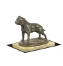 Staffordshire Bull Terrier, Staffordshire Bullterrier III - Hundestatue, Hundesilhouettefigur, Trophäe für die Hundeausstellung der Marke Art-Dog