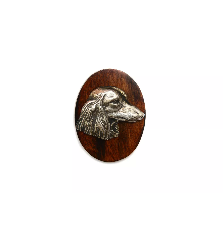 Dachshund Rauhhaar, Dackel, Teckel V - Hundeausstellungsbrosche, Startnummernclip, Hundeanstecker von Art-Dog