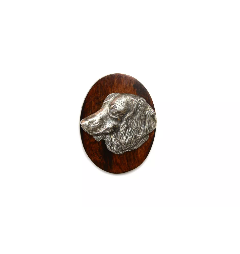 Dachshund Rauhhaar, Dackel, Teckel - Hundeausstellungsbrosche, Startnummernclip, Hundeanstecker von Art-Dog