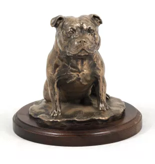Staffordshire Bull Terrier, Staffordshire Bullterrier - Hundestatue, Hundesilhouettefigur, Trophäe für die Hundeausstellung der Marke Art-Dog