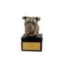 Staffordshire Bull Terrier, Staffie - une urne avec une gravure et une sculpture de chien, un dernier adieu, un produit fait à la main de la marque Art-Dog