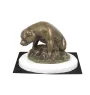 Staffordshire Bull Terrier, Staffie I - statuette de chien, figurine sur un socle blanc, trophée pour exposition de chiens de la marque Art-Dog