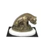 Staffordshire Bull Terrier statuetka na białym drewnie Art-Dog