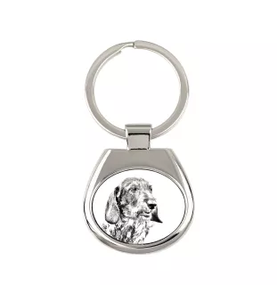 Dachshund Wire-haired, Wiener dog, Badger dog I - keychain with a dog, keychain with a print, personalized pendant from the Art-Dog brand