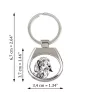 Dachshund Wire-haired, Wiener dog, Badger dog I - keychain with a dog, keychain with a print, personalized pendant from the Art-Dog brand