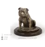Staffordshire Bull Terrier, Staffy - dog figurine, figure on a white base, trophy for Art-Dog dog show exhibition