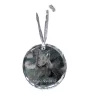Tervueren Belgian Shepherd Dog, Tervueren Belgian Sheepdog - crystal bauble with a photo, dog photo in crystal, personalized Christmas tree ornament by Art-Dog brand
