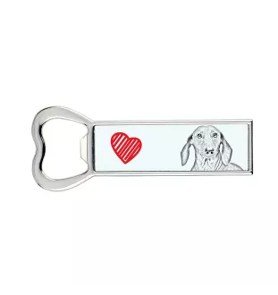 Teckel à poil dur, Chien-saucisse - ouvre-bouteille avec chien, ouvre-bouteille personnalisé pour réfrigérateur, cadeau unique pour homme de la marque Art-Dog