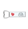 Dachshund Wire-haired, Wiener dog, Badger dog - bottle opener with a dog, personalized fridge opener, unique gift for a man by Art-Dog brand