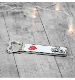 Dachshund Rauhhaar, Dackel, Teckel I - Flaschenöffner mit Hund, personalisierter Flaschenöffner für den Kühlschrank, ein einzigartiges Geschenk für Männer von der Marke Art-Dog