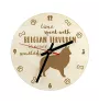 Tervueren Belgischer Schäferhund - Uhr mit Hund, Holzuhr mit Gravur, personalisierte Uhr von Art-Dog
