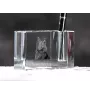 Tervueren chien de berger belge - Porte-stylos, organiseur en cristal avec photo de chien, décoration de bureau unique par la marque Art-Dog