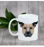 Staffordshire Bull Terrier, Staffie - tasse avec une photo et un motif de chien géométrique Art-Dog
