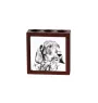 Dachshund Wire-haired, Wiener dog, Badger dog I - pen holder with a dog, desk organizer with a print, personalized desk decoration from the Art-Dog brand.