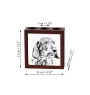 Dachshund Wire-haired, Wiener dog, Badger dog I - pen holder with a dog, desk organizer with a print, personalized desk decoration from the Art-Dog brand.
