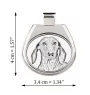 Dachshund Wire-haired, Wiener dog, Badger dog - dog necklace, personalized pendant with a photo, unique necklace for women and men by Art-Dog brand