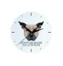 Staffordshire Bull Terrier zegar geometryczny Art-Dog
