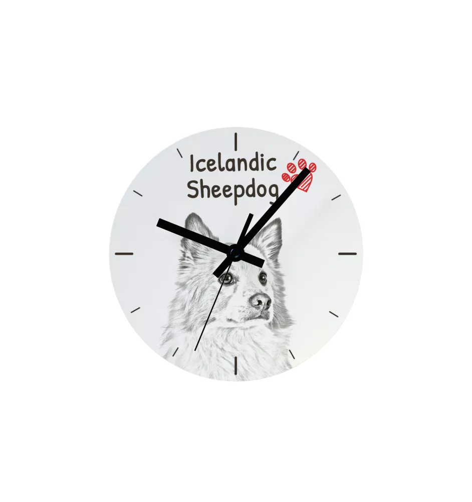 Dachshund Wire-haired, Wiener dog, Badger dog - wall clock with a dog, shelf clock with a print, personalized home decoration from the Art-Dog brand